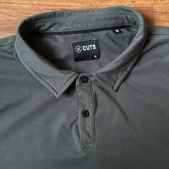 Cuts Clothing AO Polo Cast Iron - XL - Picture 2 of 6